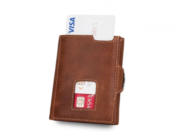 Beltimore Slim Wallet RFID Schutz Wallet Braun