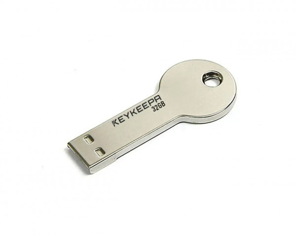USB Memory Stick  32 GB Schlüsselform - silber