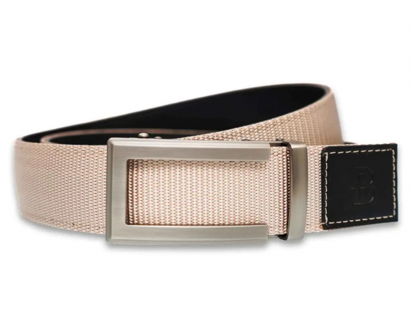 Automatik Gürtel – Nylon Beige x Openmind