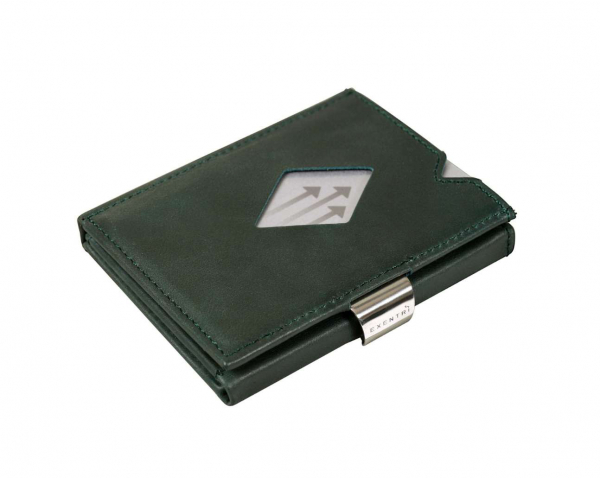 EXENTRI Emerald Green hochwertiges Leder (RFID BLOCK)