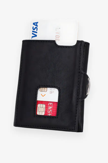 BELTIMORE "Emperor" Slim Wallet mit RFID Schutz Black
